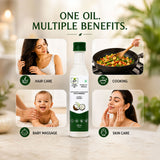 Kerala Virgin Coconut Oil, Cold-Pressed, Unrefined